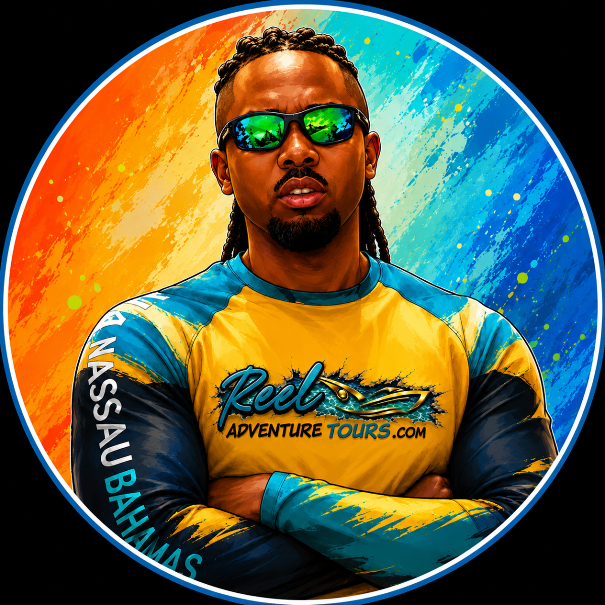 Captain Curry, Senior Captain at Reel Adventure Tours, Nassau
