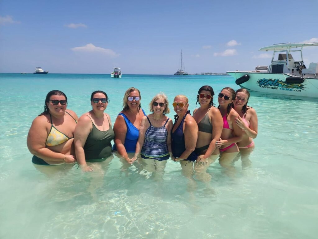 Private boat charter exploring the islands near Nassau, Bahamas